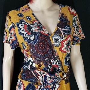 SAMI & JO Slip On Print Dress NWOT size PXL